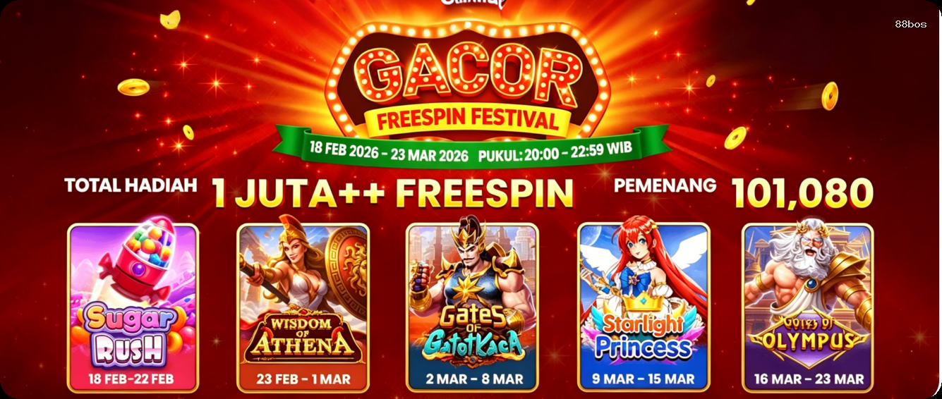 Login 88bos Sekarang Bonus Melimpah